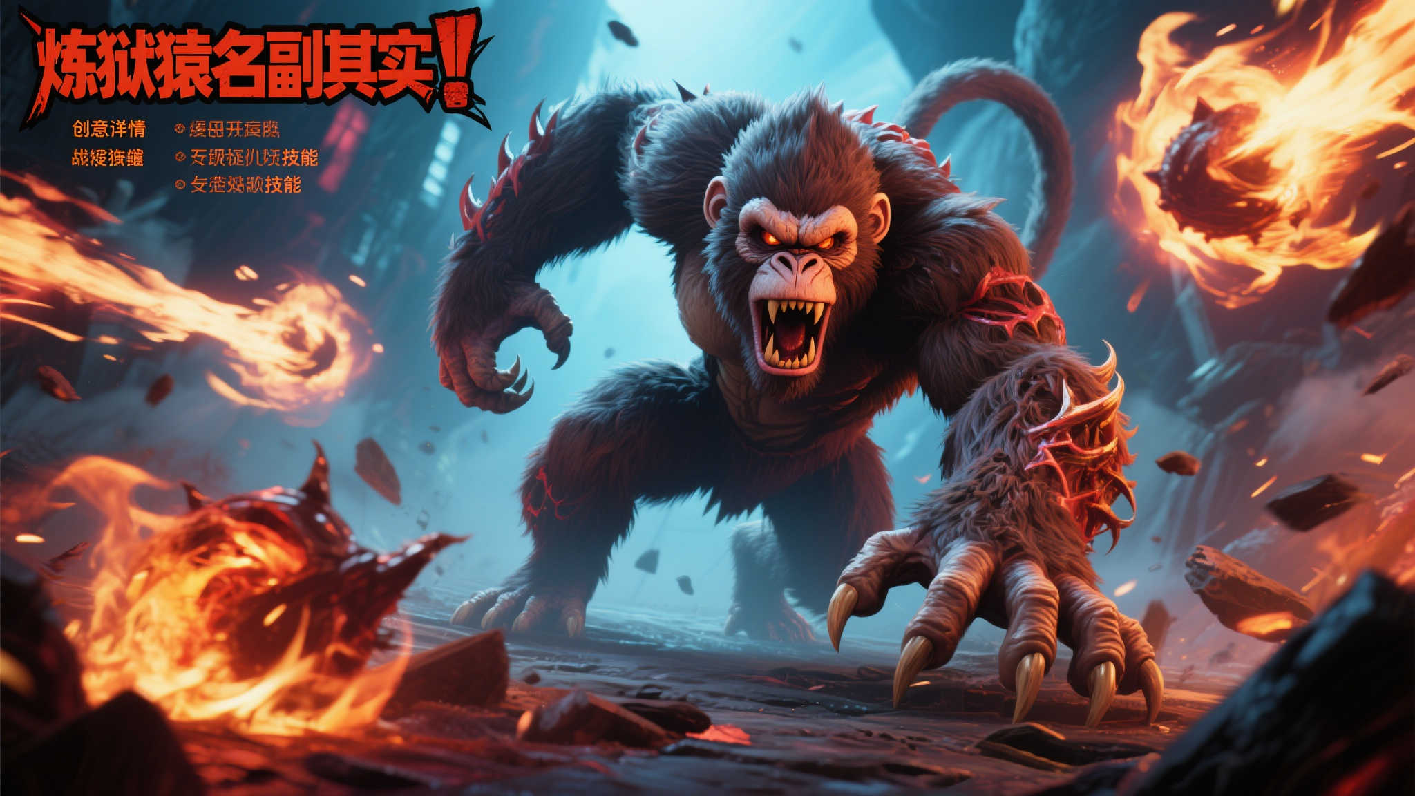 《狂野之心S》初期挑战：“炼狱猿”怪物详解