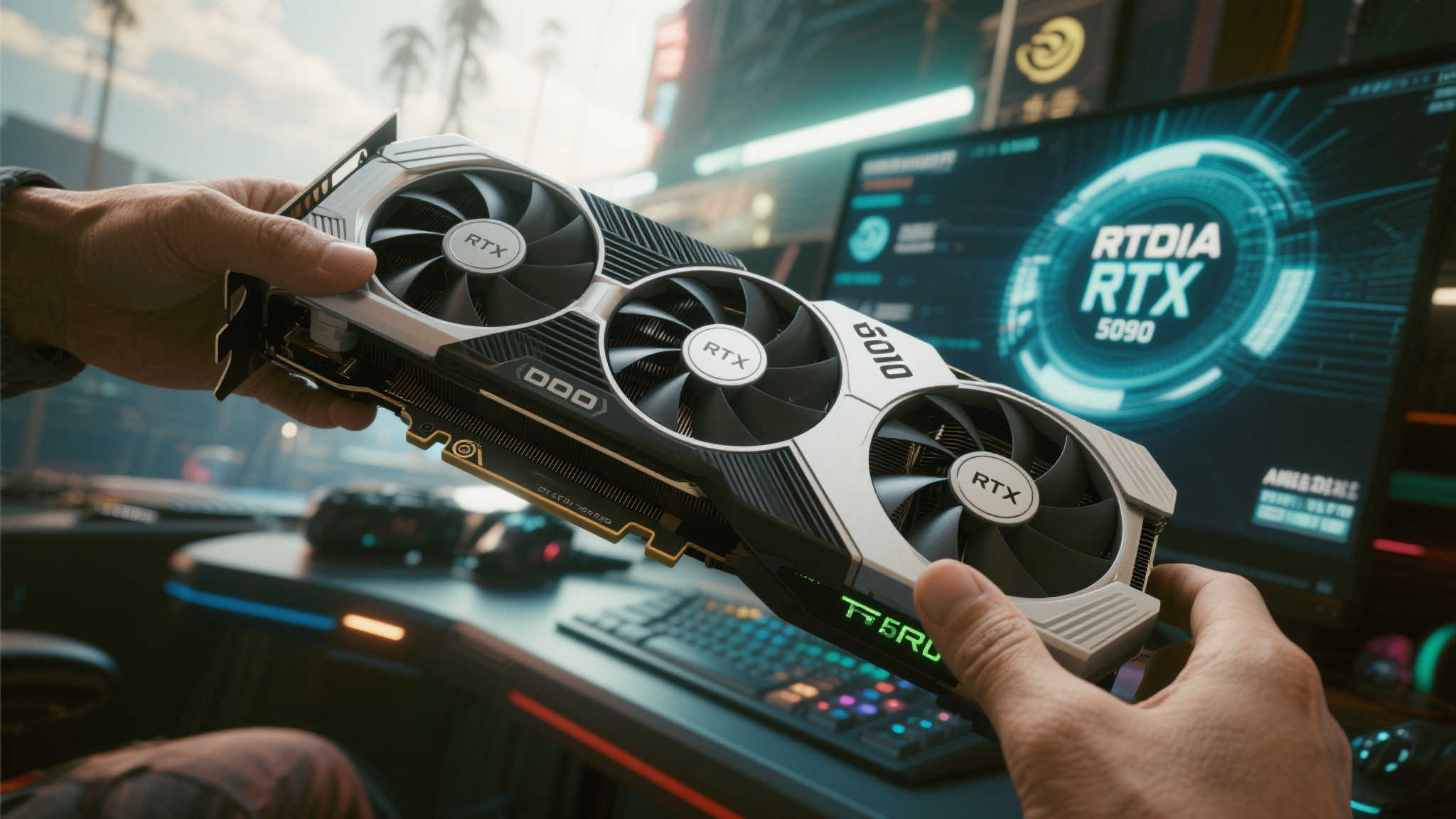 震撼视觉极限！《赛博朋克2077》8K+5090超清画质展示